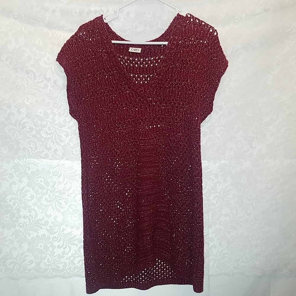 Maroon layering sweater